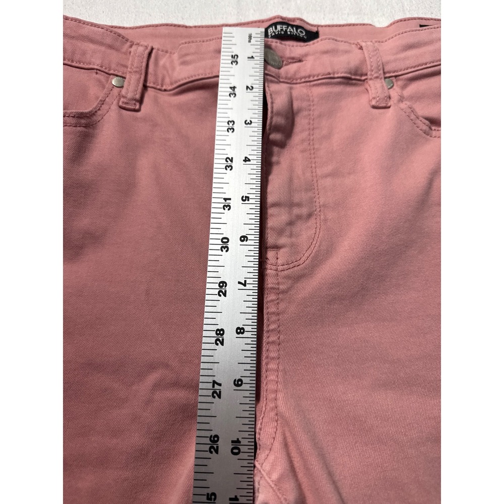 Buffalo David Bitton Havana High Rise Ankle Skinny Jeans Pink 10/30 26 Inseam - Picture 4 of 9